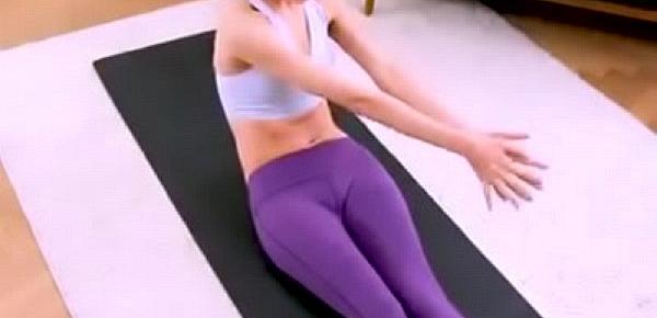  Yoga teacher fuck Xxx doggy style Blowjob